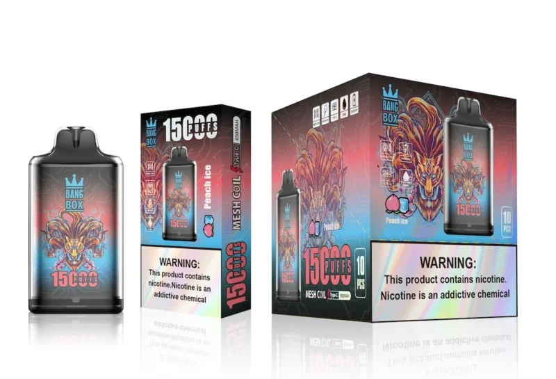 Bang box vape 15000 Puff 15k Disposable 650mah Vapes Pen E Cigarette