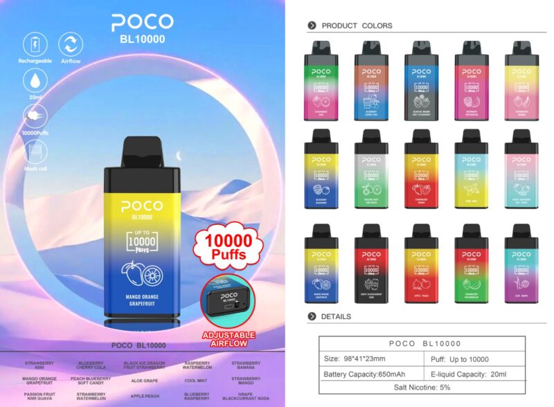 Poco BL10000 puffs clearance sale EU Warehouse