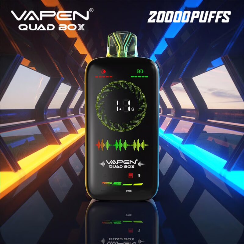 VAPEN QUAD BOX 20000 Puffs Full Screen Eu Ship Disposable Vape Puff 20k