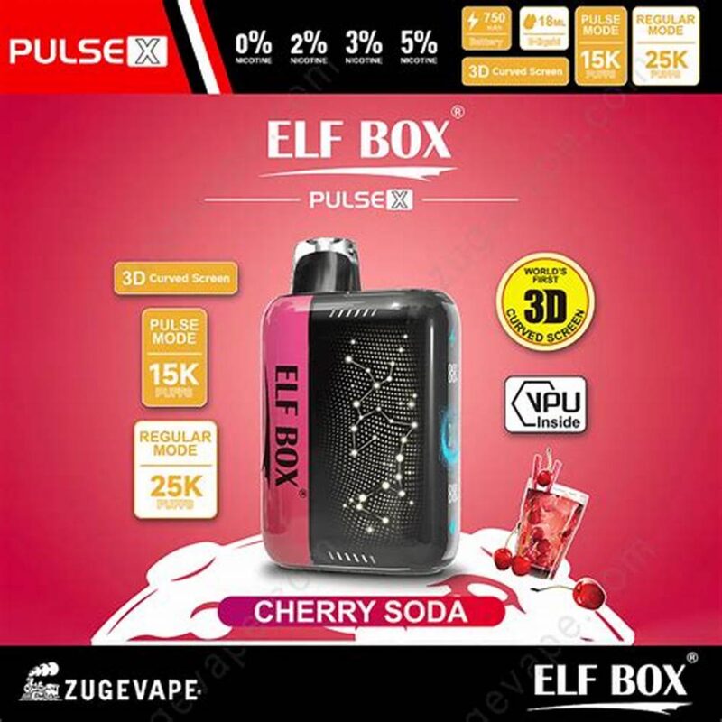 ELF BOX PULSE X 25000 Puffs to 15000 Puffs Pulse vapes disposable puff - Image 3