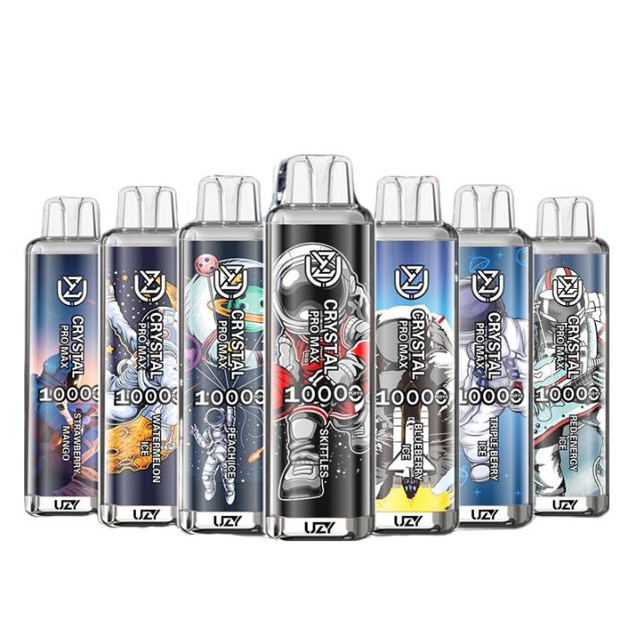 Original EU warehouse UZY crystal vape Pro Max 10000 Puff disposable vapes 0% 2% 3% 5% 16ml
