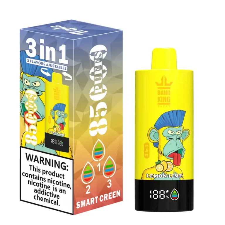 Bang King 85K Puffs 85000 3 in 1, multiple flavors