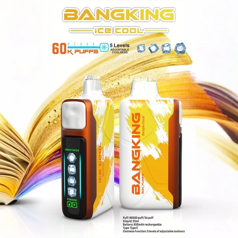 IMG_0413 Bang King moq 10pcs Ice Cool 60000 Puffs 60k Disposable Vape – 5 Adjustable Coolness - Image 2