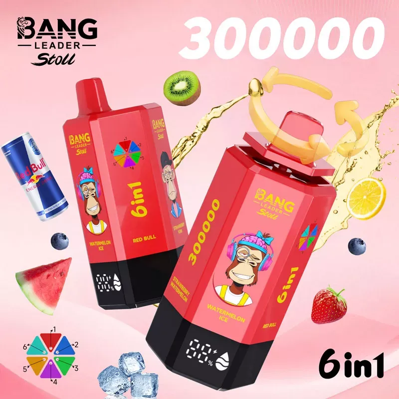 new bang leader 300k puffs 300000 6 in 1 vape – 65ml capacity, 0%/2%/5% nicotine,12 flavors new bang leader 300k puffs 300000 6 in 1 vape – 65ml capacity, 0%/2%/5% nicotine,12 flavors
