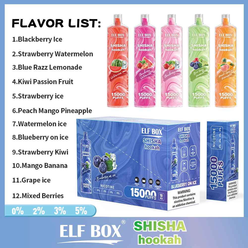 elf box puff shisha hookah 15000 puffs vapes disposable puff 15000 elf box puff shisha hookah 15000 puffs vapes disposable puff 15000