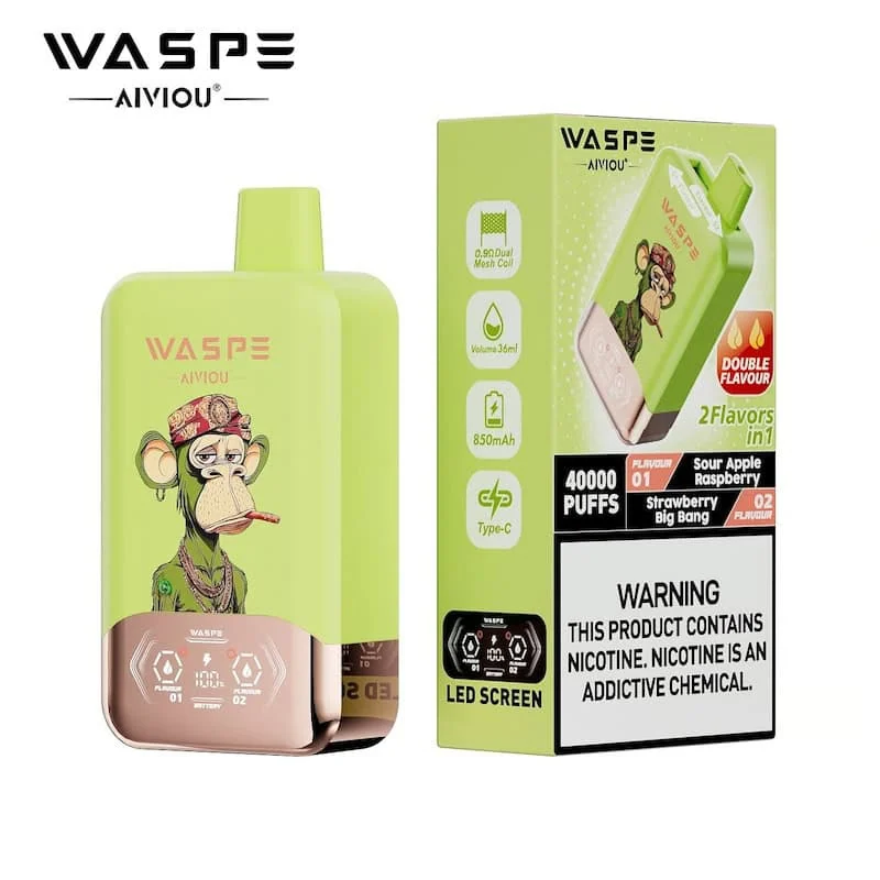 WASPE 40000 Puff disposable vape double flavor 40k puffs device