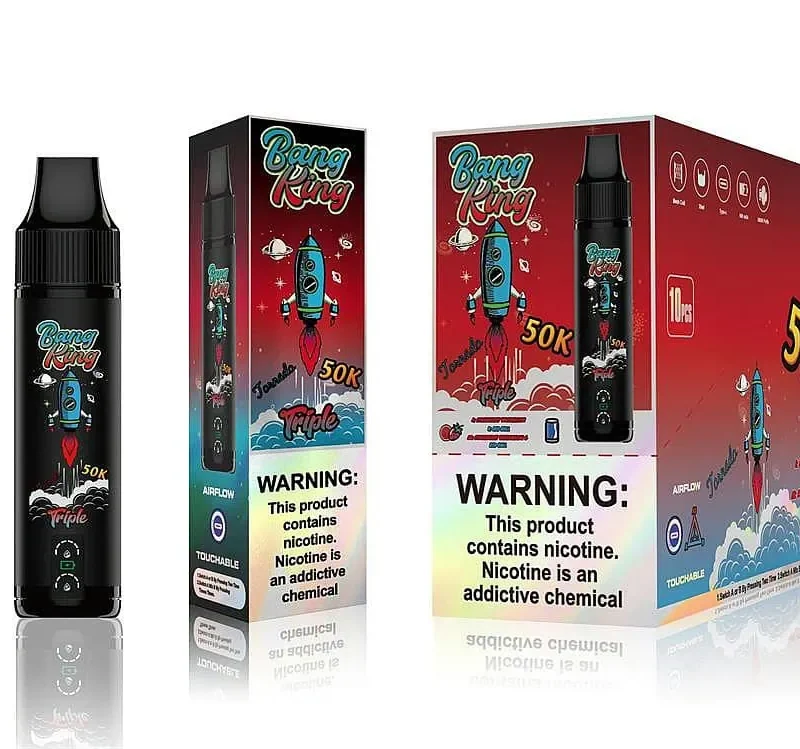 Home Bang King Triple 50K disposable vape 50000 puffs 3 in 1 flavors rechargeable