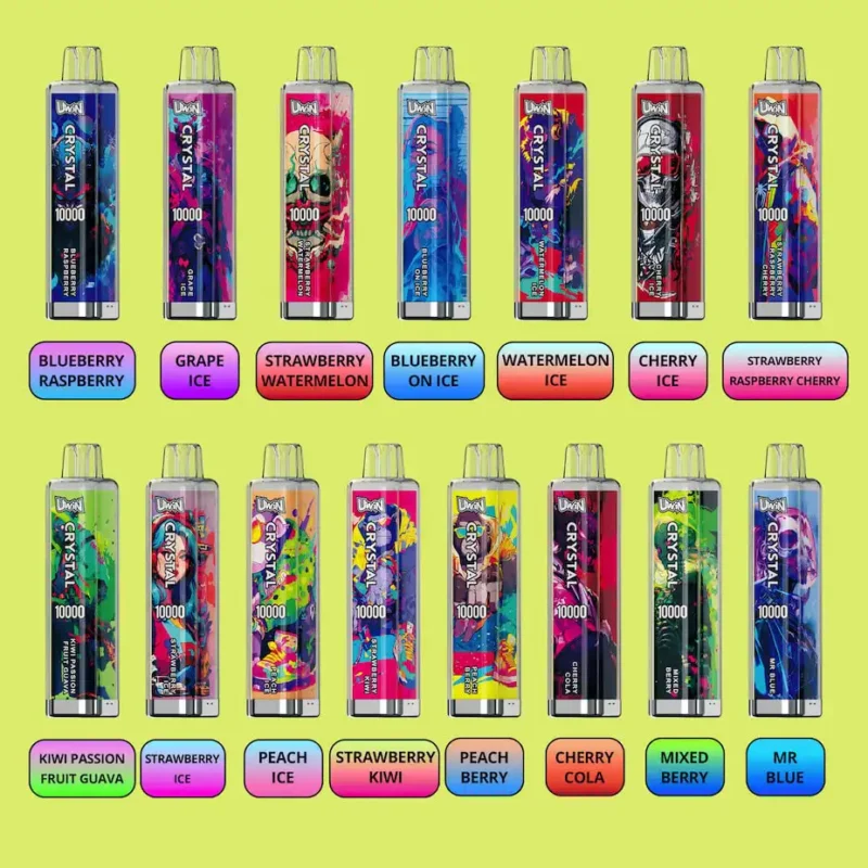 Uwin Crystal Vapes Puff 10k – Retail (from 3 pcs)
