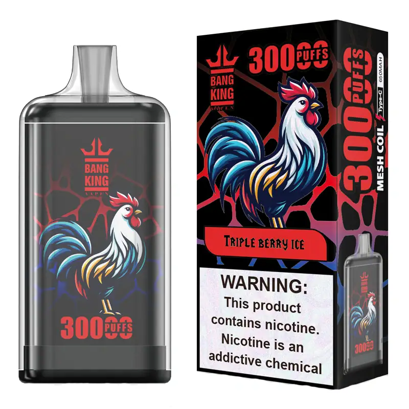 Bang King Crystal 30000 – Rechargeable Wholesale Vape 30000 Puffs