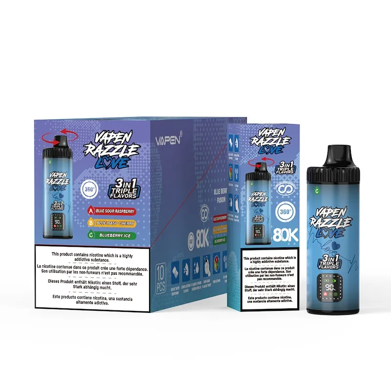 Vapen Razzle 80K – Triple Tank Wholesale Vape 80000 Puffs - Image 5