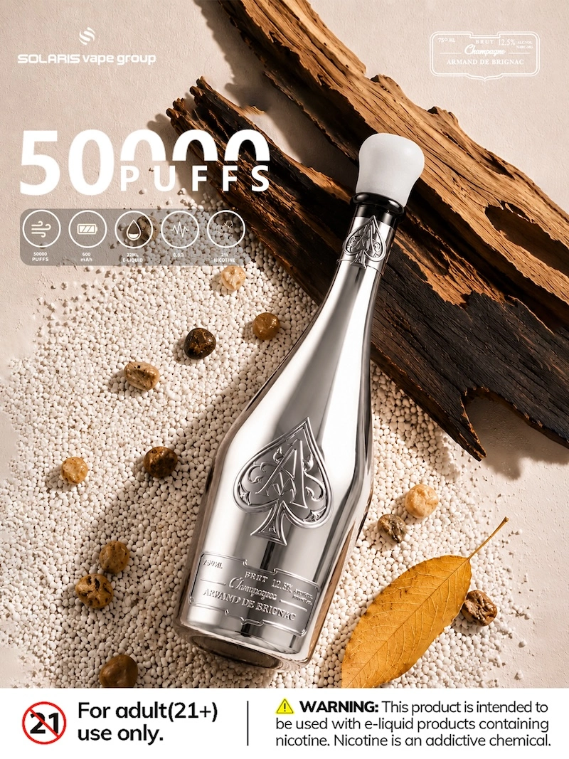 Solaris 50000 Ace of Spades – Champagne Edition Wholesale Vape 50000 Puffs - Image 2