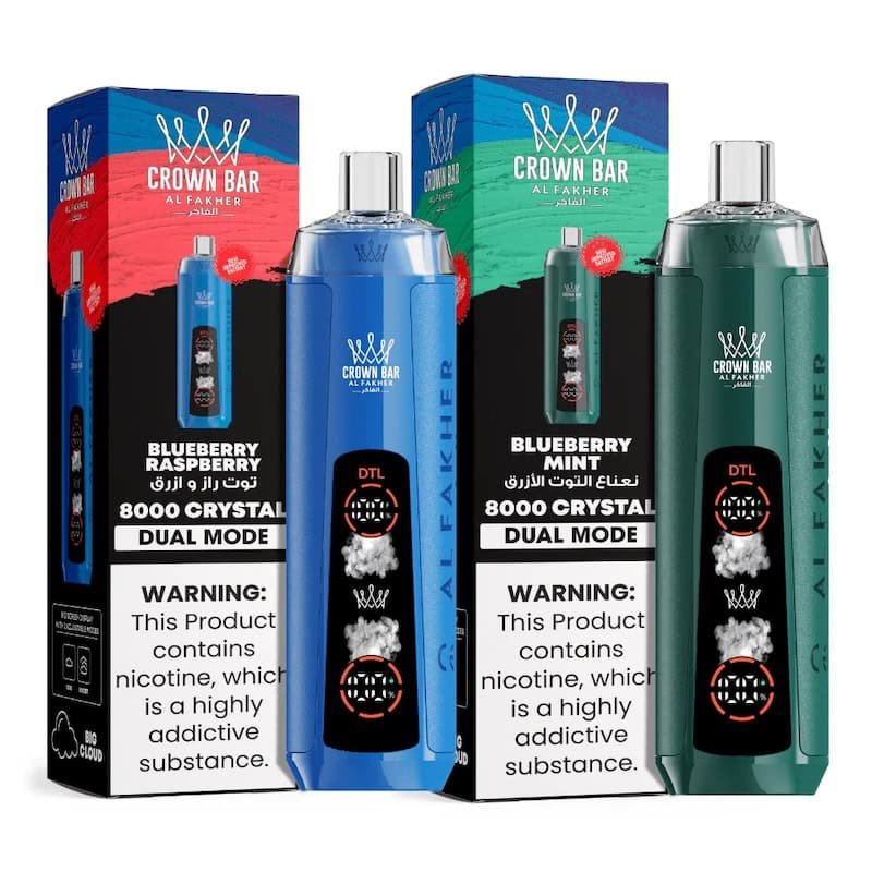 Al Fakher Crystal Vape 8000 Puffs – Retail (from 10 pcs) - Image 3