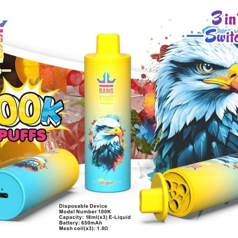 Bang King Triple 100000 Puffs – Retail (from 3 pcs)