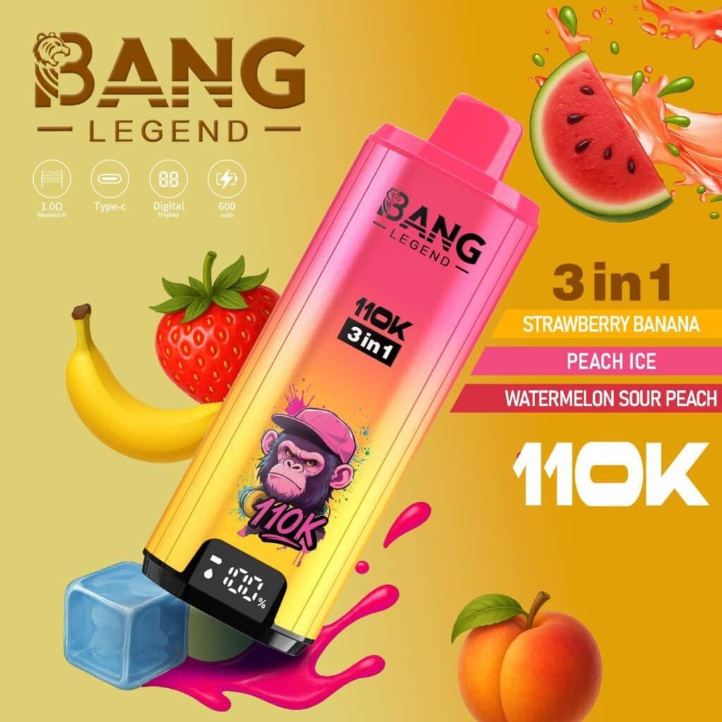 Bang Legend 110K – Triple Flavor Wholesale Vape 110000 Puffs - Image 2