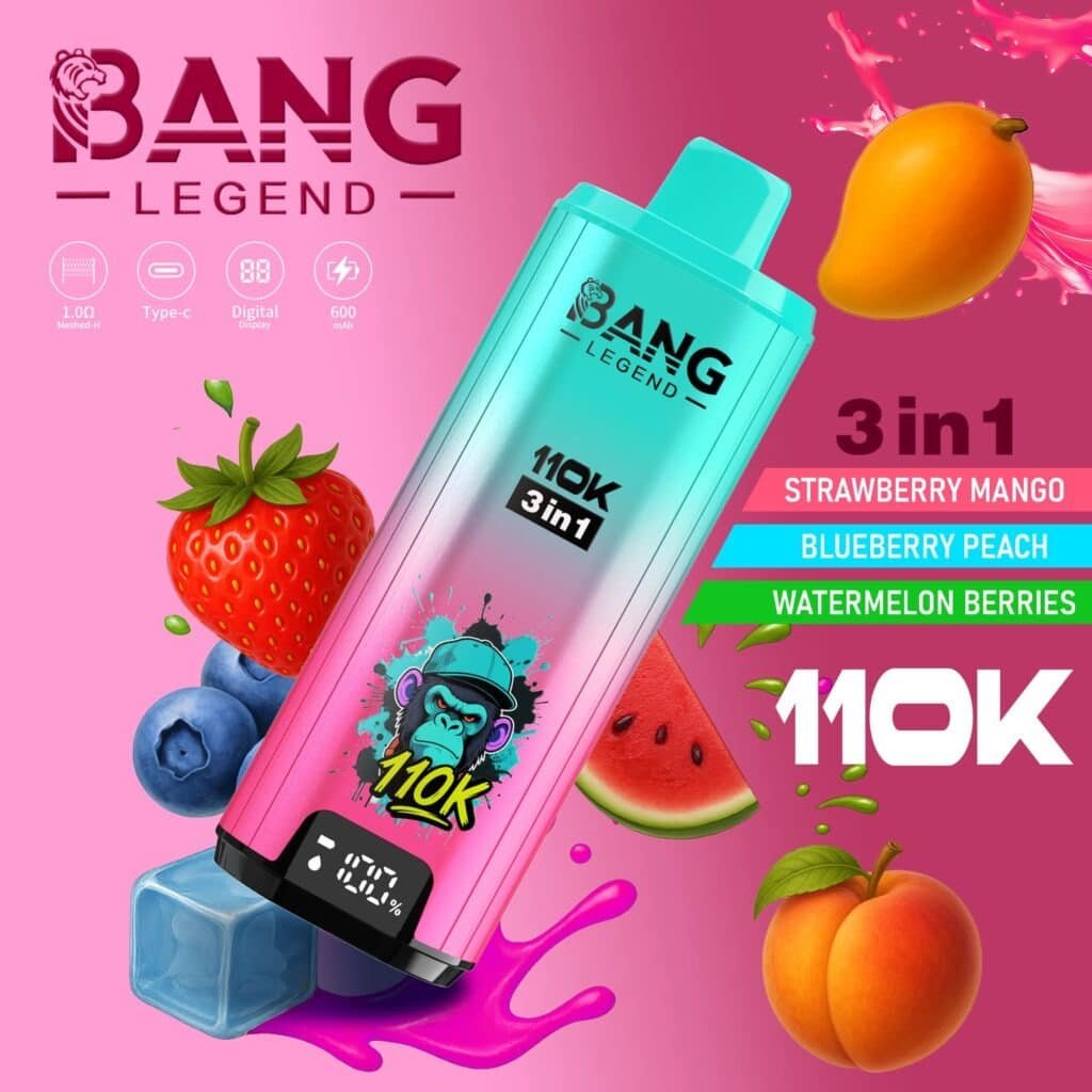 Bang Legend 110K – Triple Flavor Wholesale Vape 110000 Puffs - Image 4
