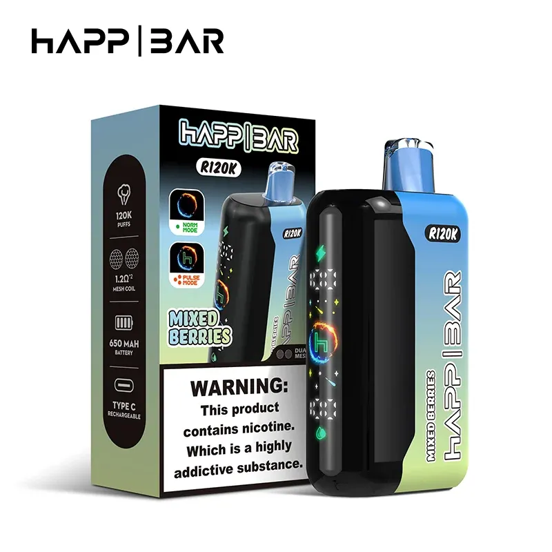 HAPP BAR R120K – Dual Mesh Wholesale Vape 120000 Puffs