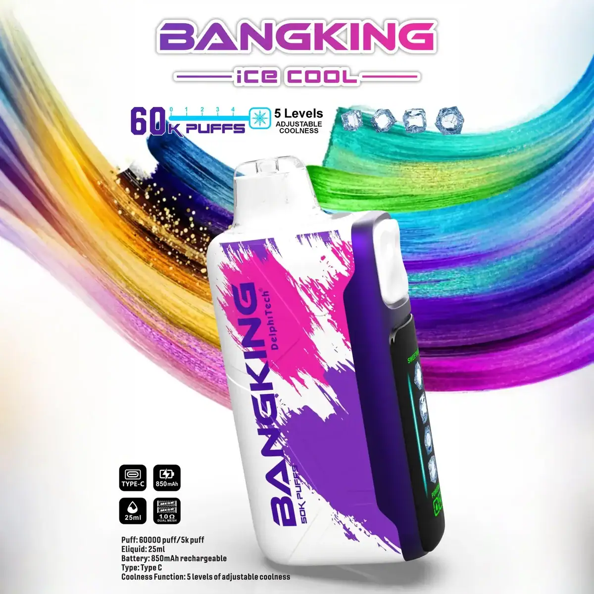 Bang King Ice Cool 60000 – Retail (from 3 pcs) - Image 5