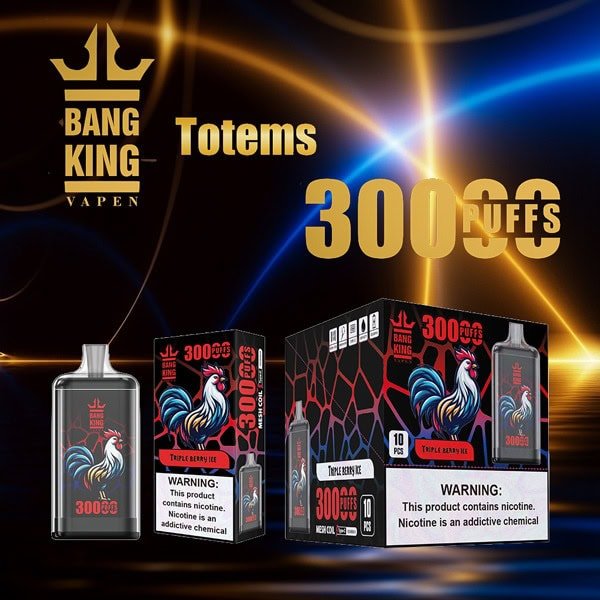 Bang King Crystal 30000 – Rechargeable Wholesale Vape 30000 Puffs - Image 2
