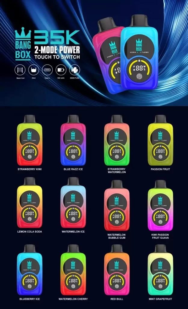 Bang Box 35000 – Touch Dual Mode Wholesale Vape 35000 Puffs - Image 5