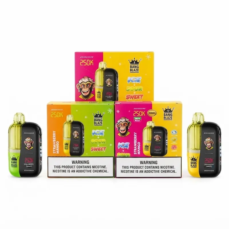 Bang Blaze 250K – Smart Screen Dual Mesh Wholesale Vape 250000 Puffs - Image 2