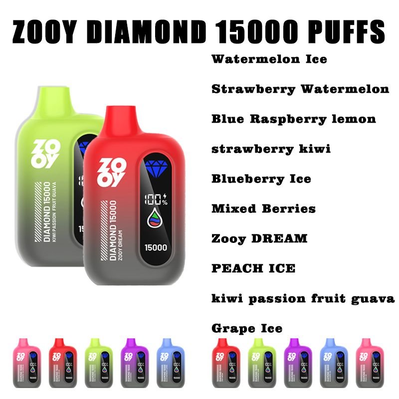 Zooy Diamond 15000 – Compact Display Wholesale Vape 15000 Puffs - Image 5