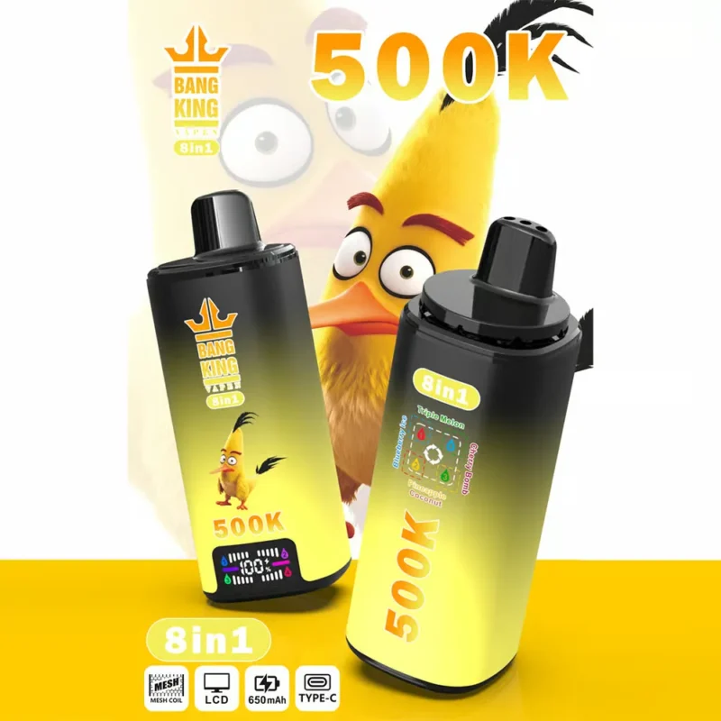 Bang King 500K – 8-in-1 Multi Flavor Wholesale Vape 500000 Puffs