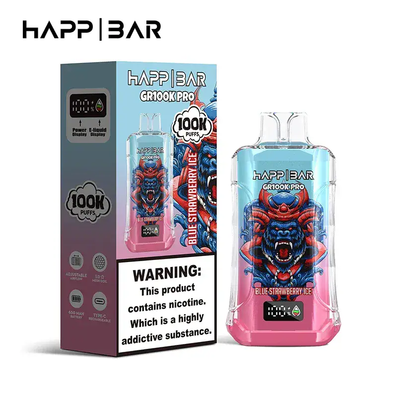 HAPP BAR GR100K PRO disposable vape wholesale, China and EU warehouse