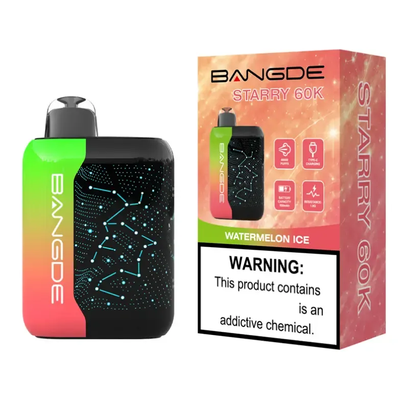 Bang DE Starry 60K – Smart Screen Wholesale Vape 60000 Puffs - Image 2