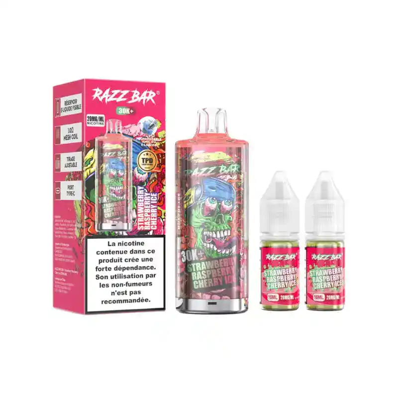 Razz Bar 30K Plus – TPD 2% Wholesale Vape 30000 Puffs EU Warehouse - Image 3