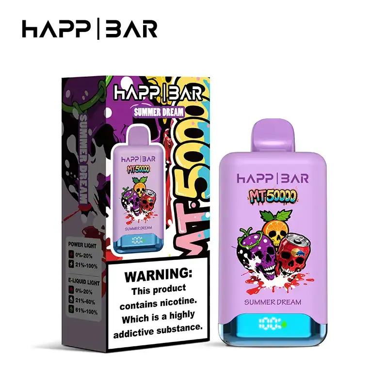 HAPP BAR MT50000 – 45ml LCD Display Wholesale Vape 50000 Puffs EU Warehouse - Image 3