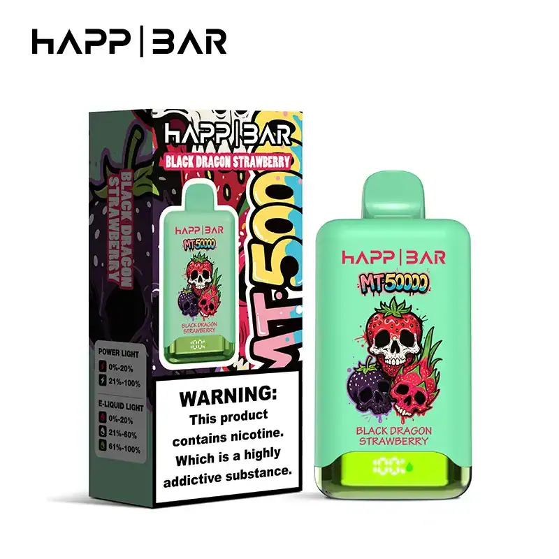 HAPP BAR MT50000 – 45ml LCD Display Wholesale Vape 50000 Puffs EU Warehouse