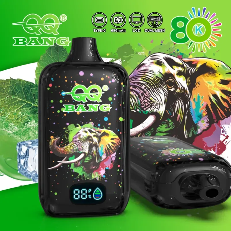 QQ Bang 80K – Smart Display Dual Mesh Wholesale Vape 80000 Puffs - Image 2
