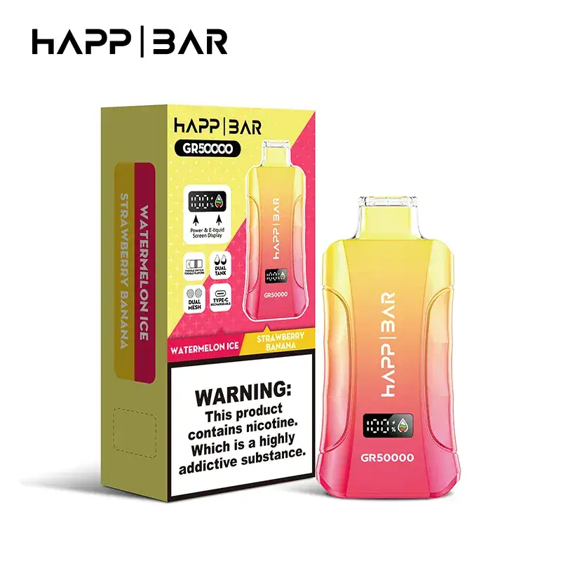 HAPP BAR GR50000 – Dual Tank Dual Flavor Wholesale Vape 50000 Puffs EU Warehouse