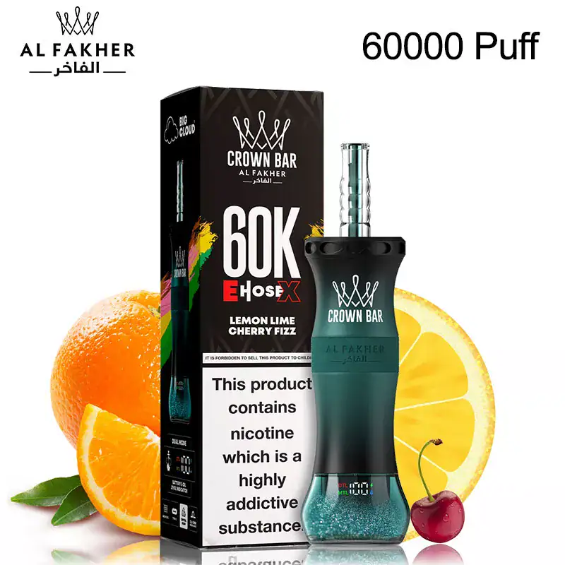 Al Fakher Crown Bar 60K E-Hose – Hookah-Style Wholesale Vape 60000 Puffs EU Warehouse - Image 2