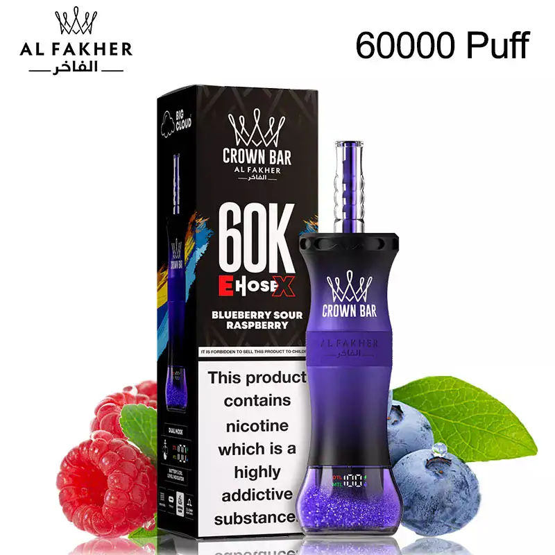 Al Fakher Crown Bar 60K E-Hose – Hookah-Style Wholesale Vape 60000 Puffs EU Warehouse - Image 3
