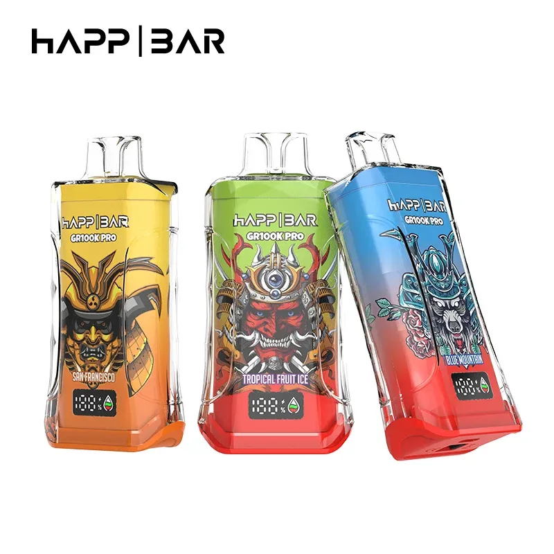 HAPP BAR GR100K PRO – 56ml Mesh Coil Wholesale Vape 100000 Puffs EU Warehouse - Image 2