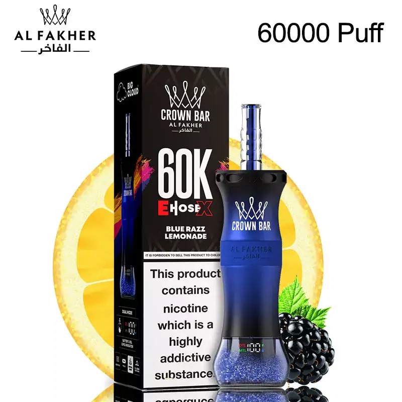 Al Fakher Crown Bar 60K E-Hose – Hookah-Style Wholesale Vape 60000 Puffs EU Warehouse - Image 5